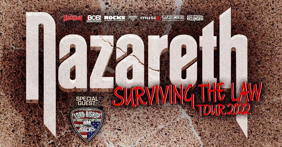 Nazareth: Surviving The Law Tour 2022 - Budapest