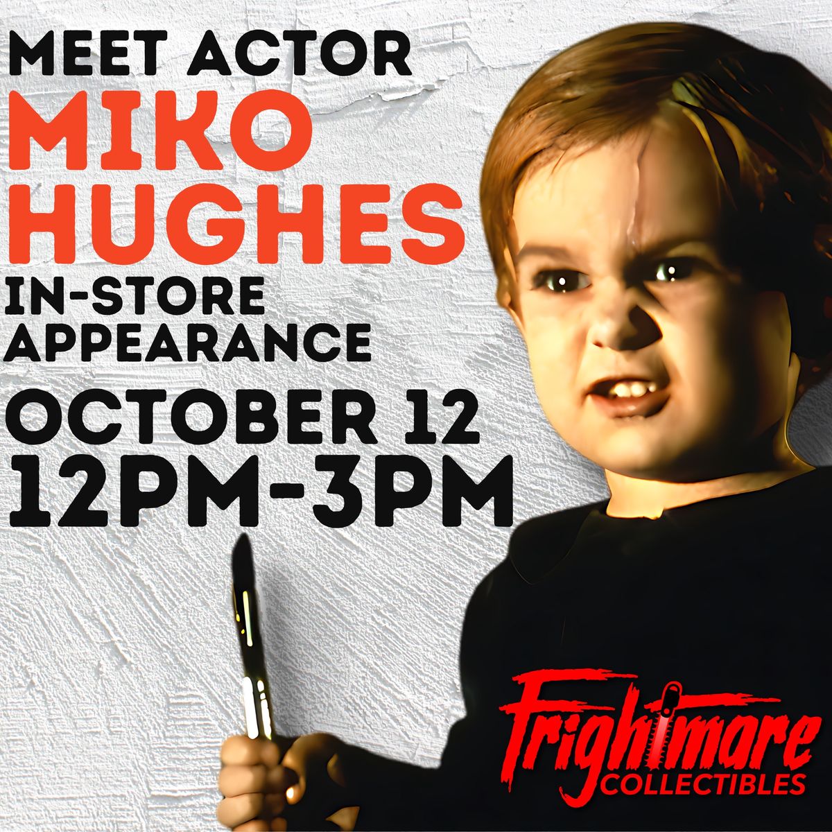 Halloween Market - Meet Miko Hughes In Person!