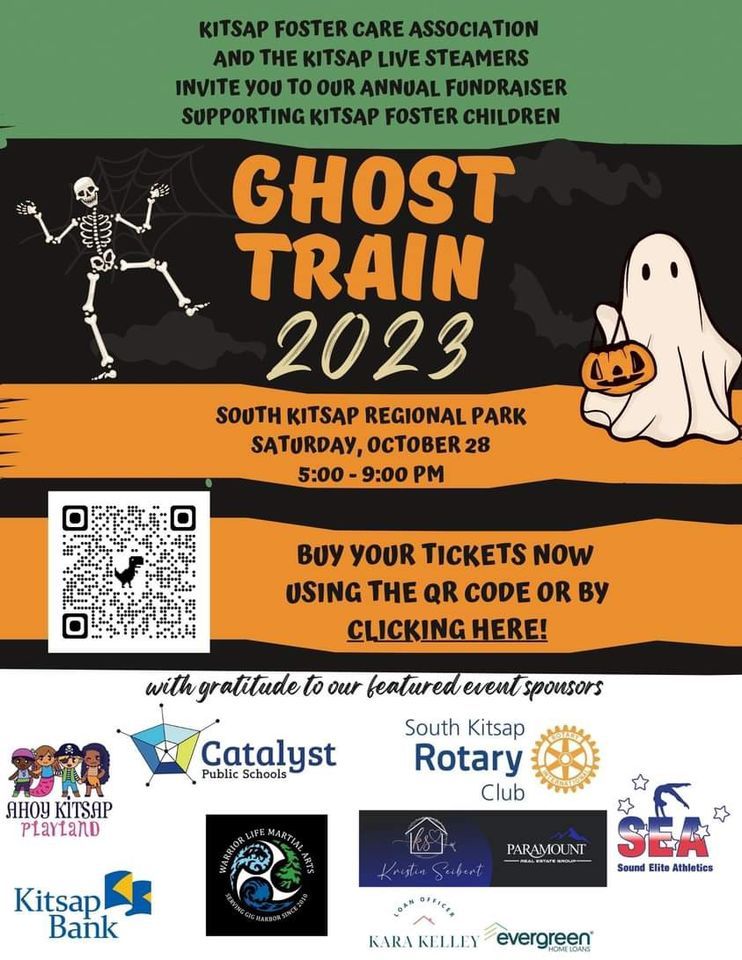 Ghost Train 2023, Kitsap Live Steamers, Port Orchard, 28 October 2023