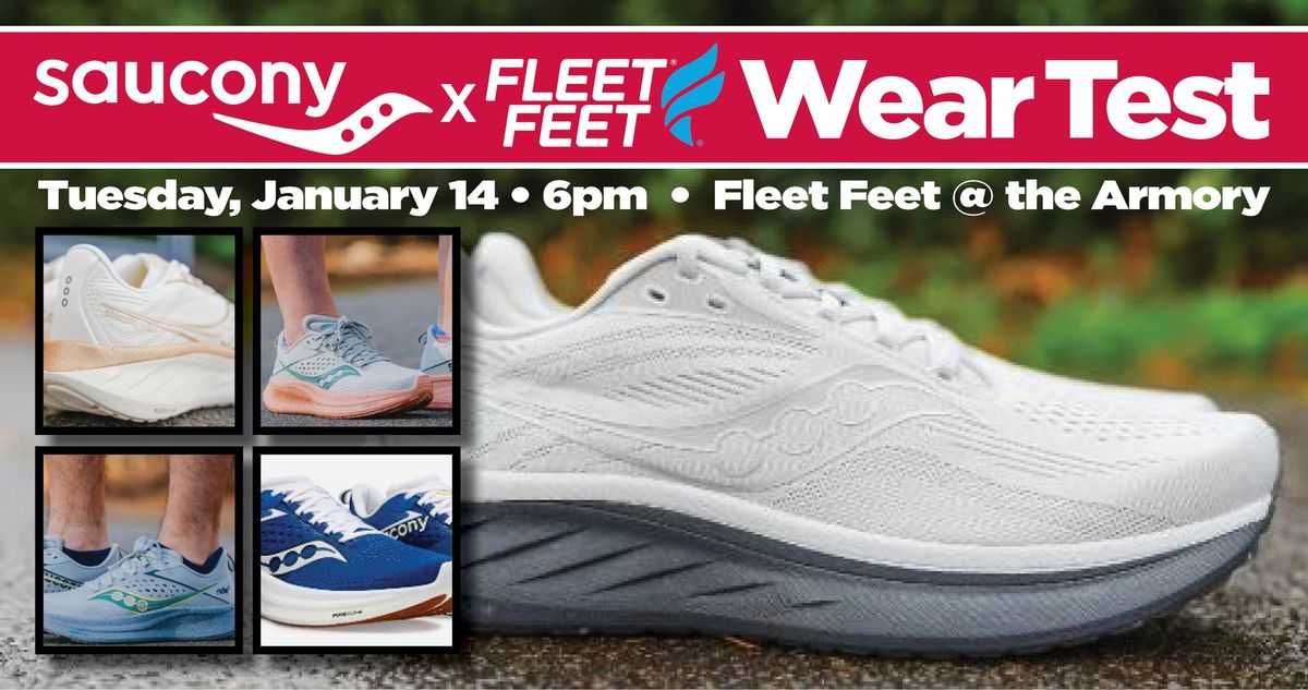 Saucony x Fleet Feet Wear Test