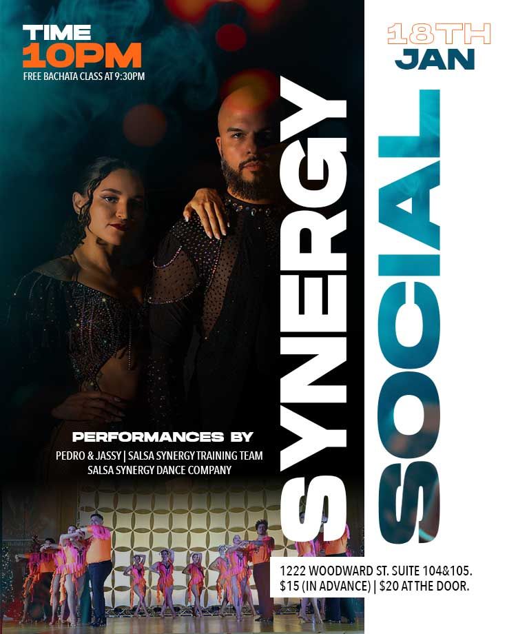 SYNERGY SOCIAL - SPECIAL GUEST PEDRO & JASSY