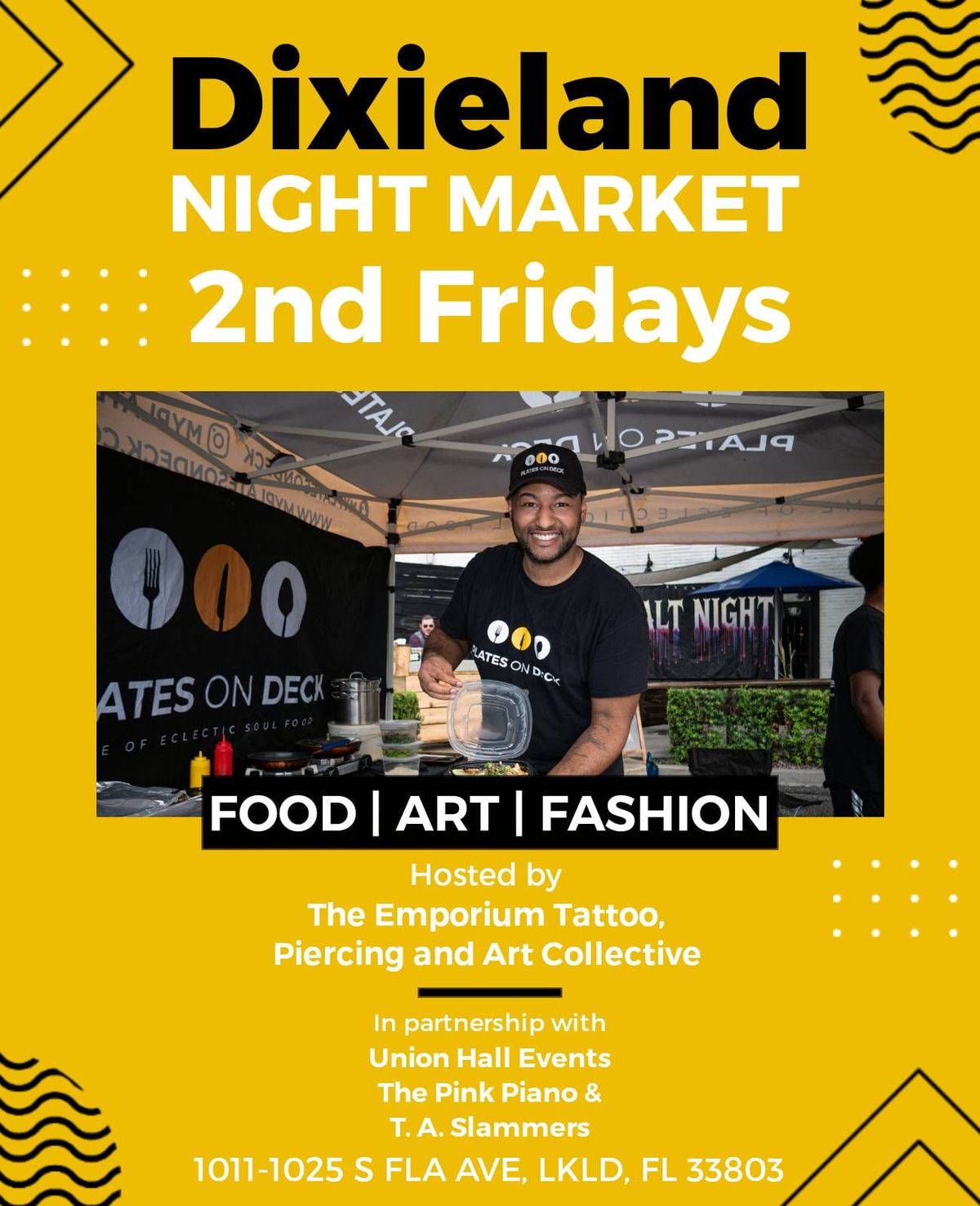 Dixieland Night Market, Second Fridays! Hosted by The Emporium Tattoo, Piercing and Art Collective 