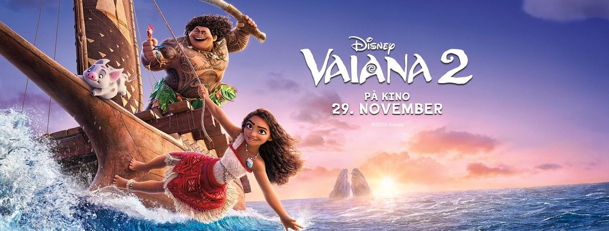 Vaiana 2 \/\/ Premierefest for sm\u00e5 og store p\u00e5 Bergen Kino!