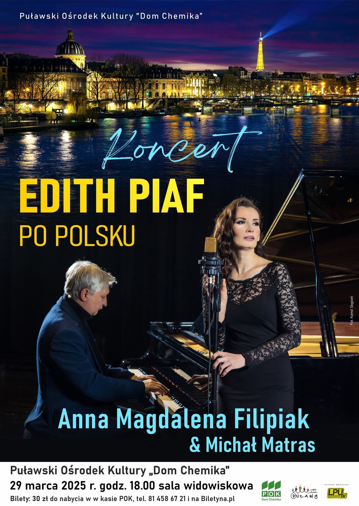 Edith Piaf po polsku - koncert Anny Magdaleny Filipiak