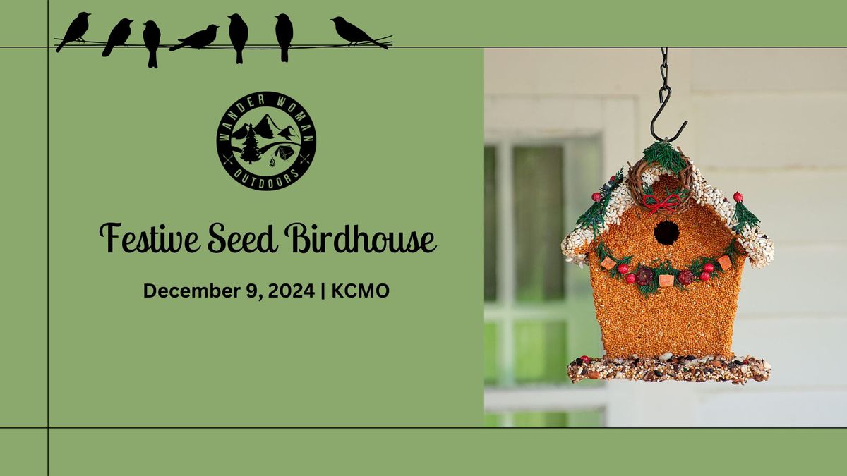 Festive Seed Birdhouse