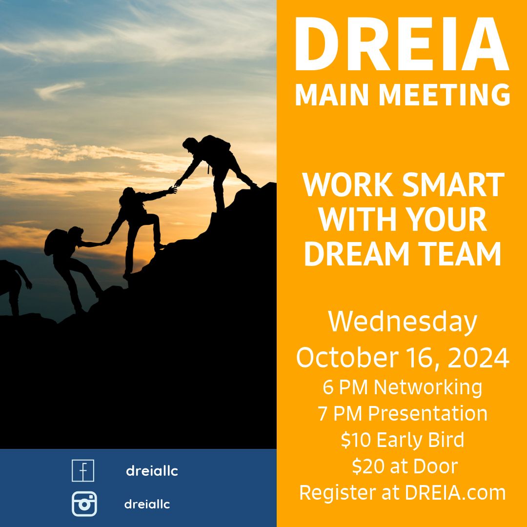 DREIA October Main Meeting