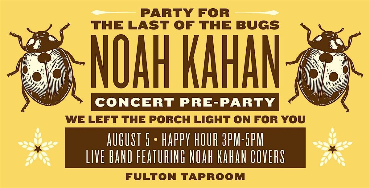 Noah Kahan Concert Pre-Party