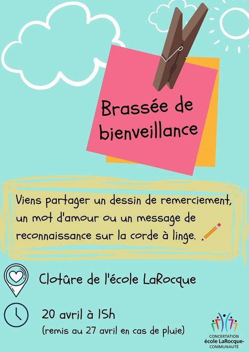 Brassee De La Bienveillance Ecole Larocque 100e Anniversaire Sherbrooke April 21