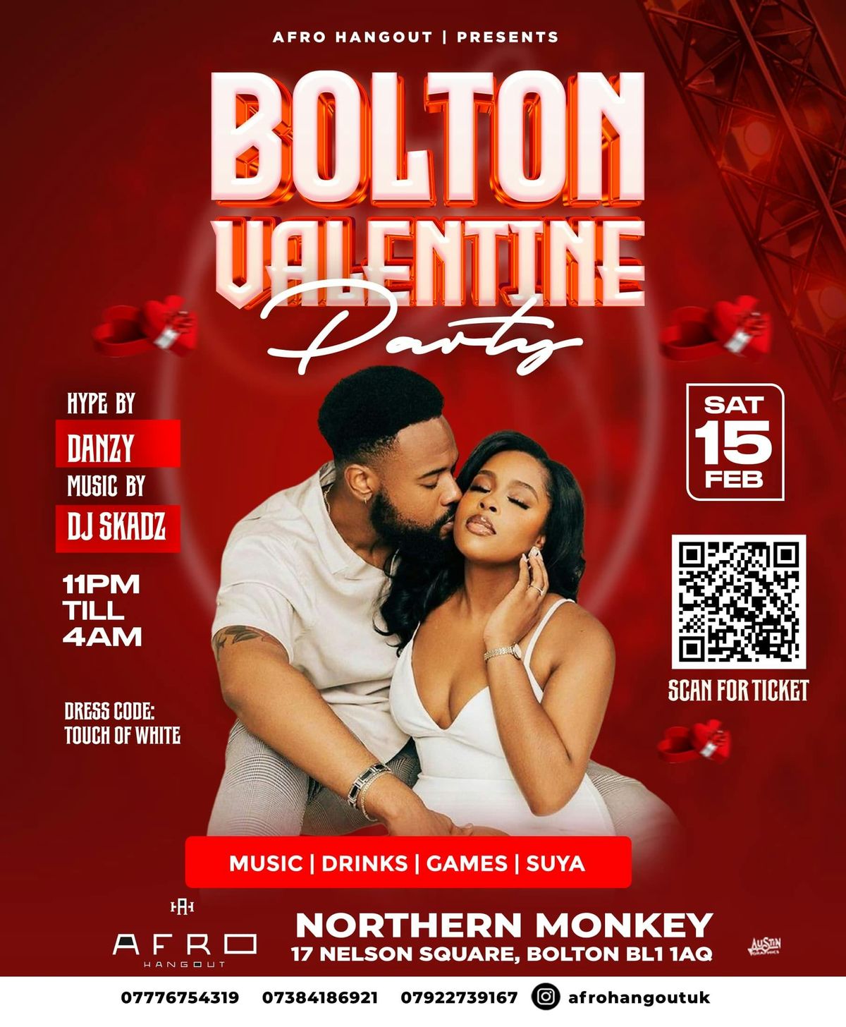 BOLTON - Afro Hangout (VALENTINE PARTY \u2764\ufe0f ) SAT, 15th FEB.