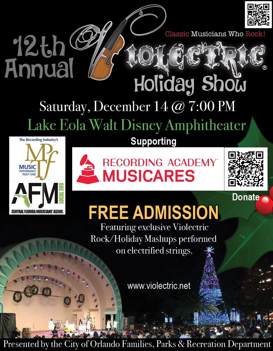 12th Annual Violectric\u00ae Holiday Show