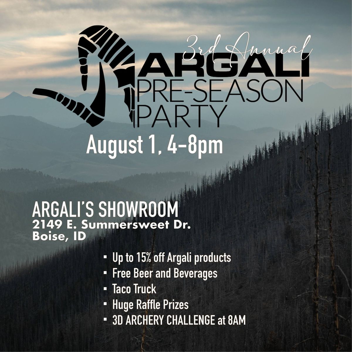Argali Pre-Season Party