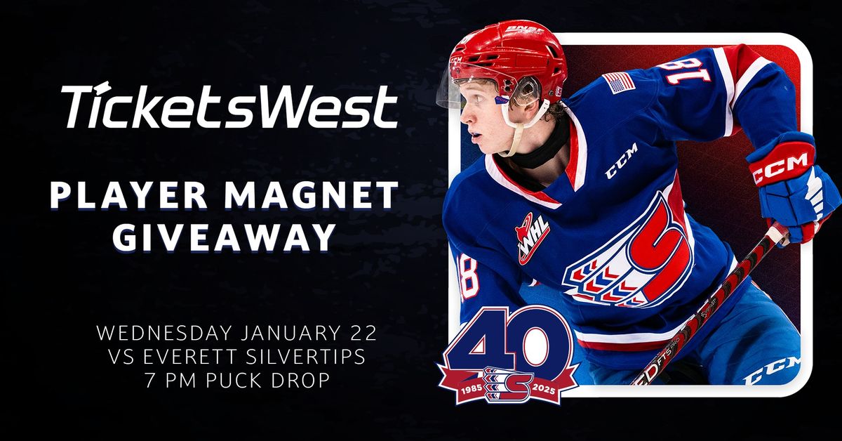 TicketsWest Player Magnet Giveaway