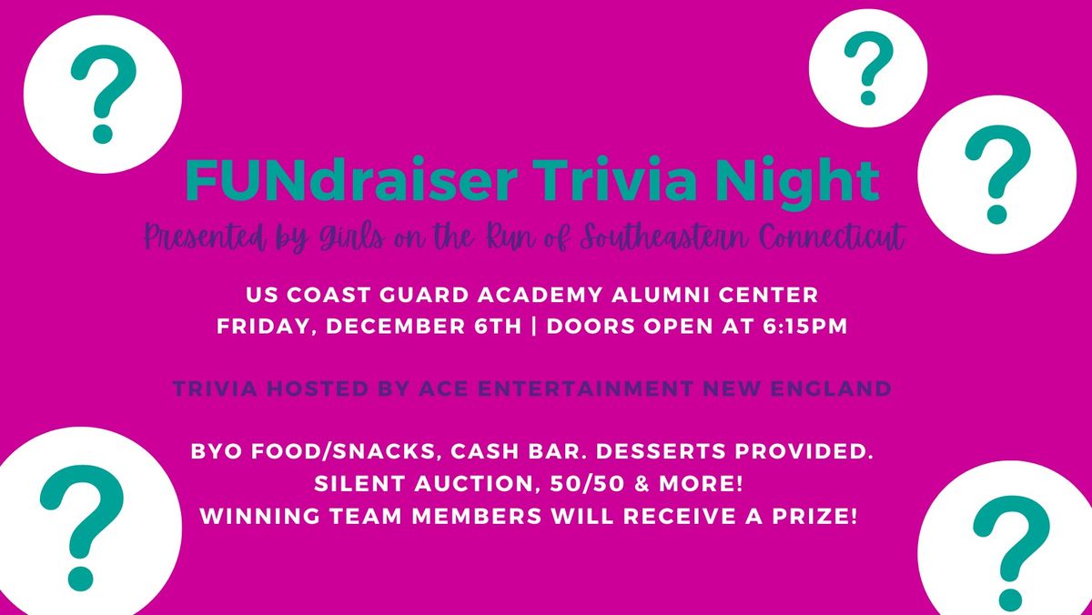 FUNdraiser Trivia Night Presented by Girls on the Run of Southeastern CT