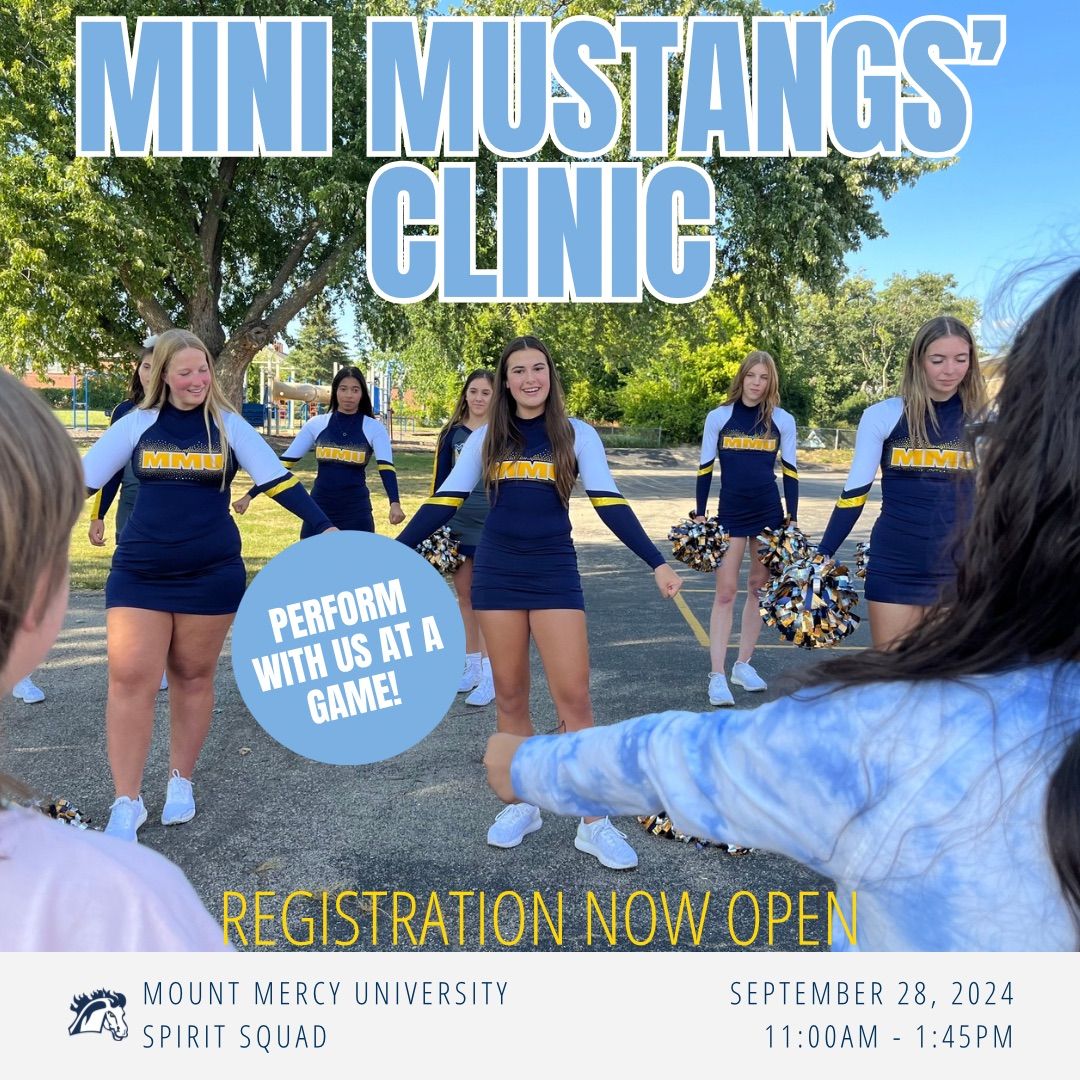 MMU Spirit Squad Mini Mustangs Clinic 2024