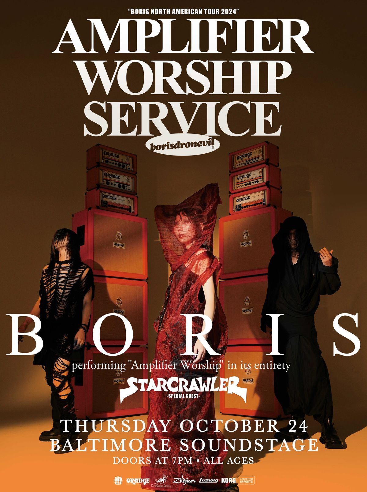 Boris :  Amplifier Worship Service w\/ Starcrawler at Baltimore Soundstage