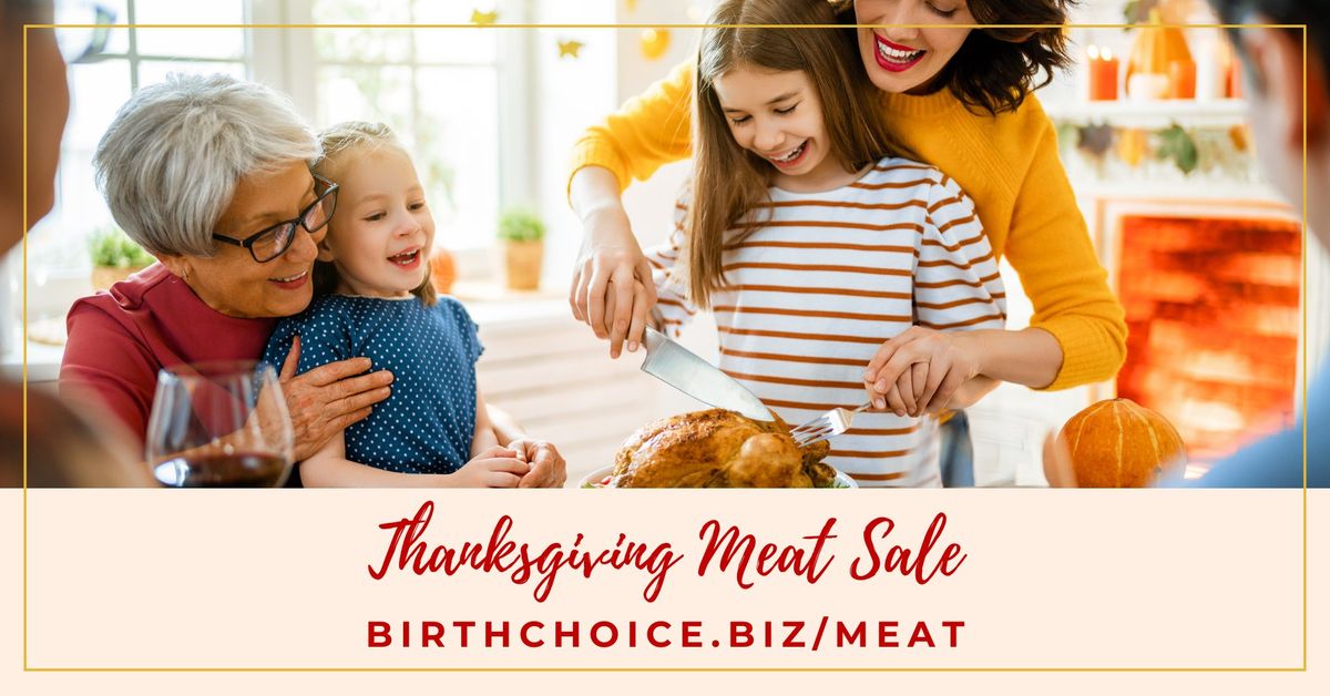 Thanksgiving Meat Sale