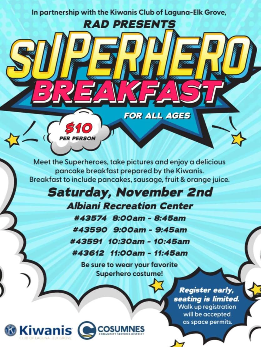 Kiwanis Superhero Breakfast 