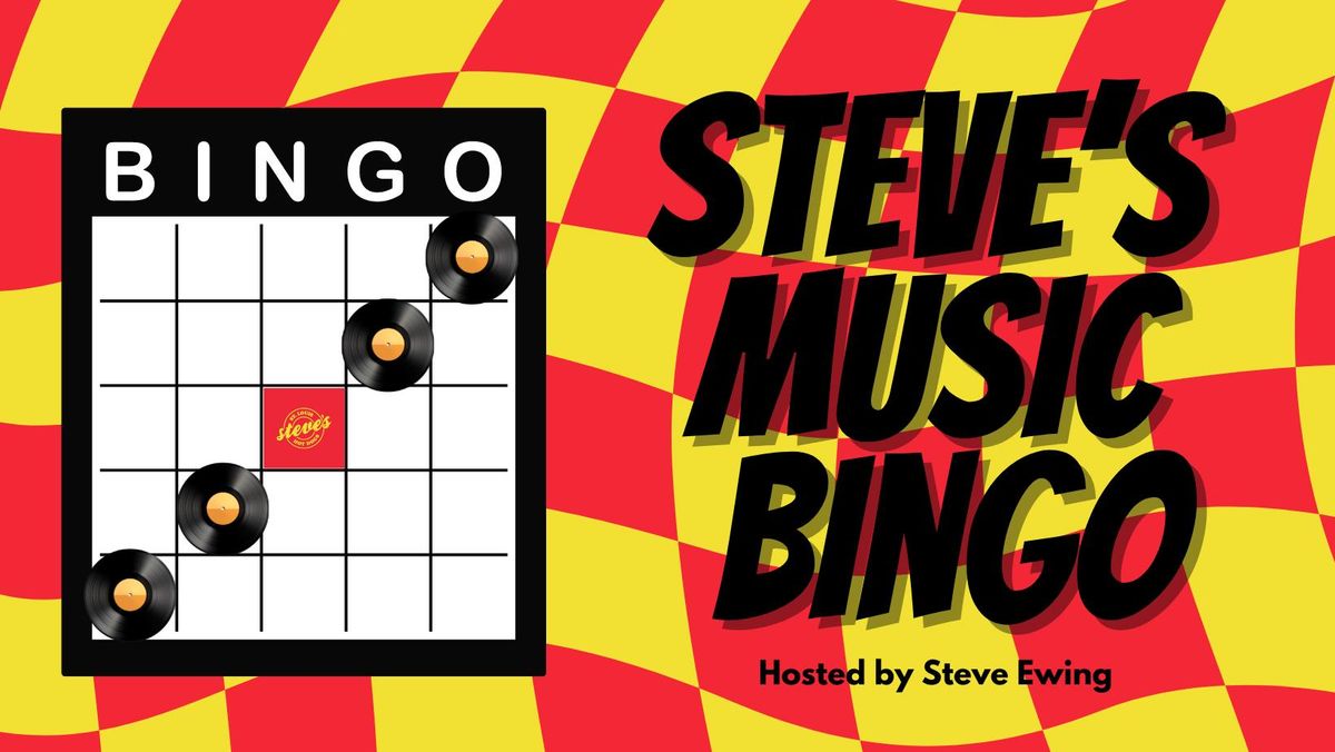Steve's Music Bingo - Yacht Rock Music Bingo