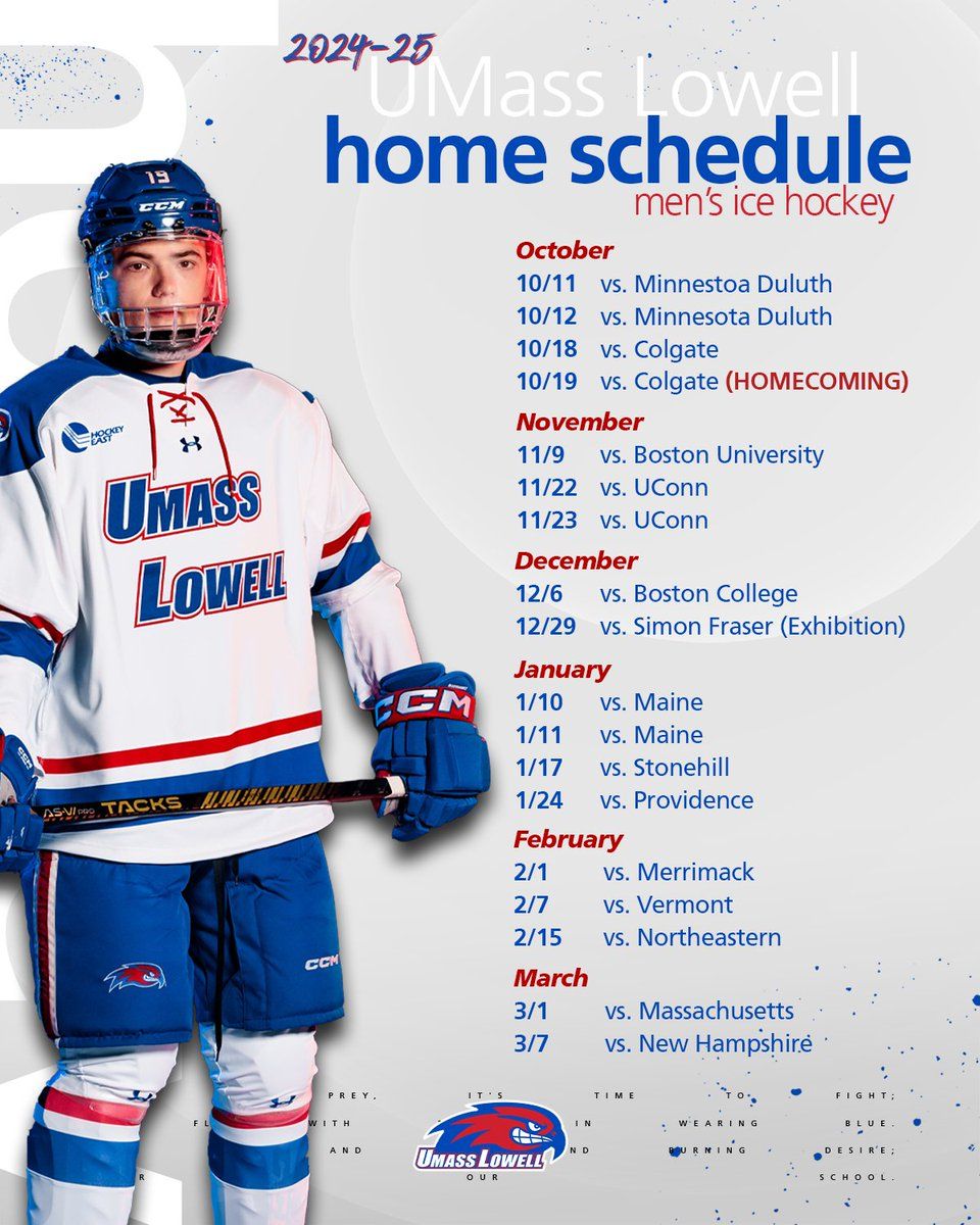 Exhibition: UMass Lowell River Hawks Hockey vs. Simon Fraser Red Leafs