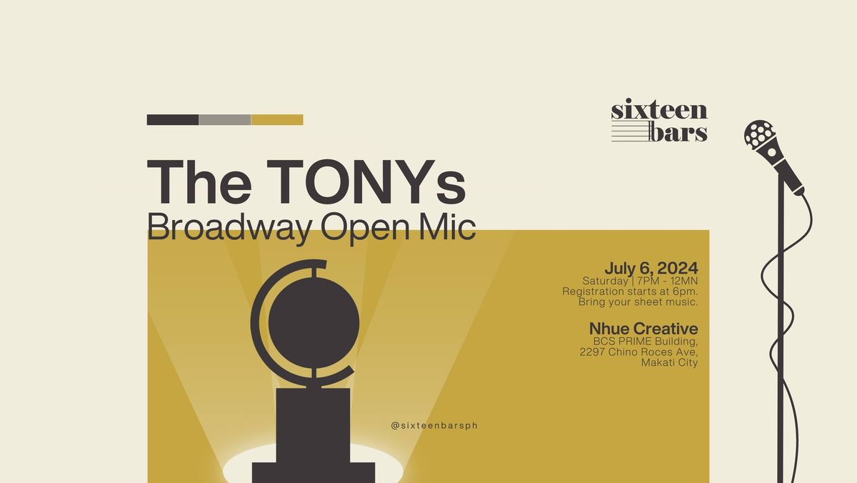 The Tonys: Broadway Open Mic