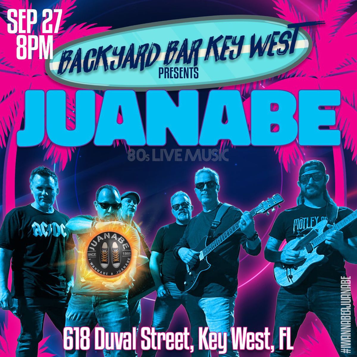 Juanabe at Backyard Bar in Key West! 