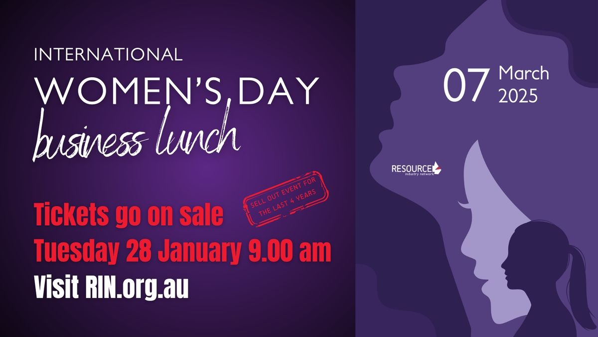 International Women's Day Business Lunch 2025