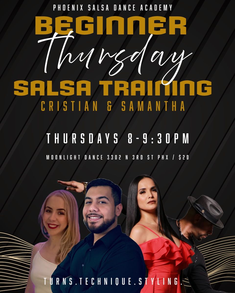 Thursday Beginner Salsa Training with Phoenix Salsa! 