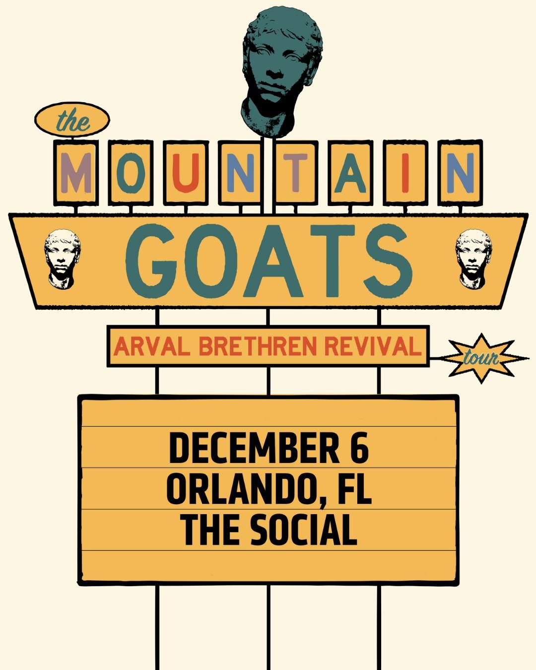 the Mountain Goats - Arval Brethren Revival Tour