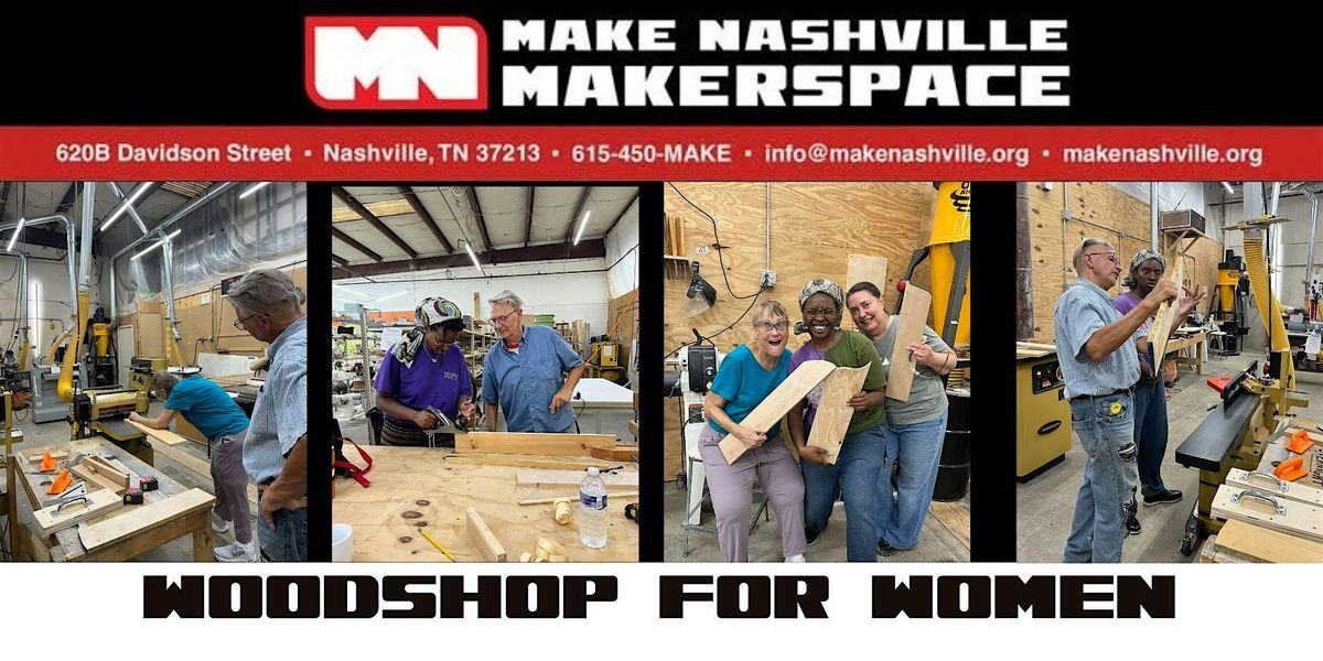 Wood Shop for Women (Members Only)