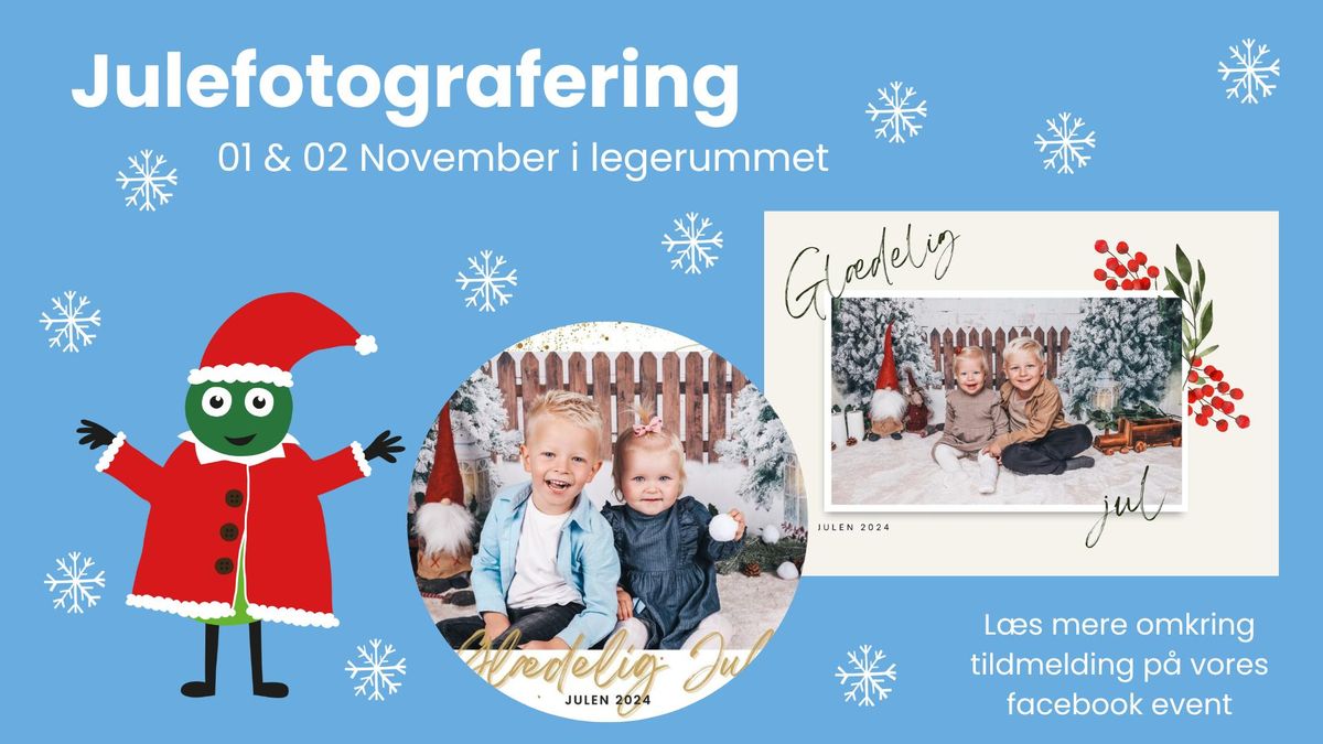 Julefotografering i B\u00f8rneloppen Kolding