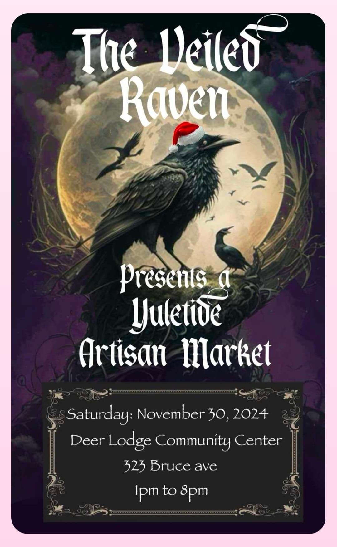 The Veiled Raven Yuletide Artisan Market