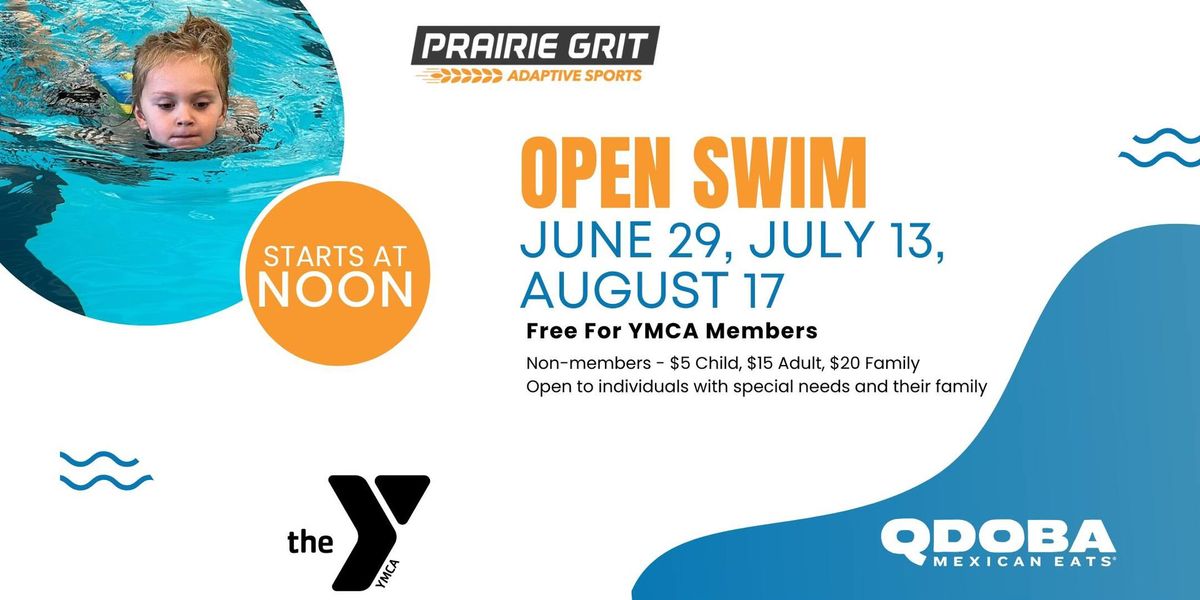 Prairie Grit Adaptive Open Swim at the YMCA
