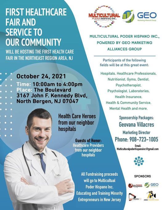 Healthcare Fair 21 The Boulevard Hoboken 24 October 21