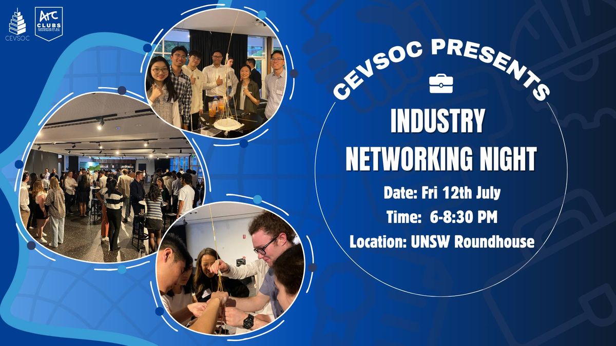 CEVSOC Presents: Industry Networking Night