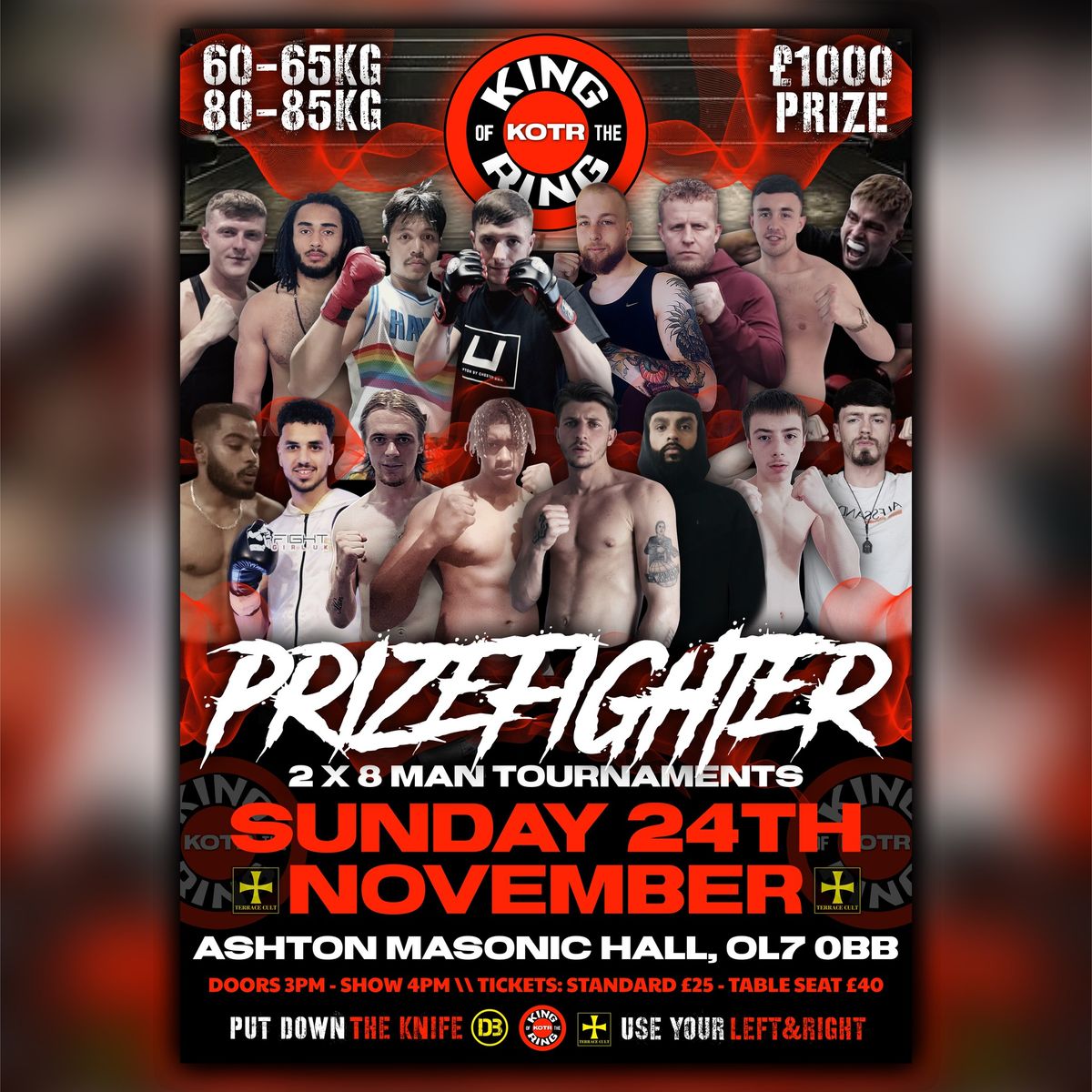 KOTR | PRIZEFIGHTER - 2 x 8 Man Tournaments