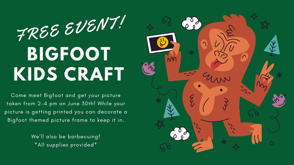 Bigfoot Kids Craft