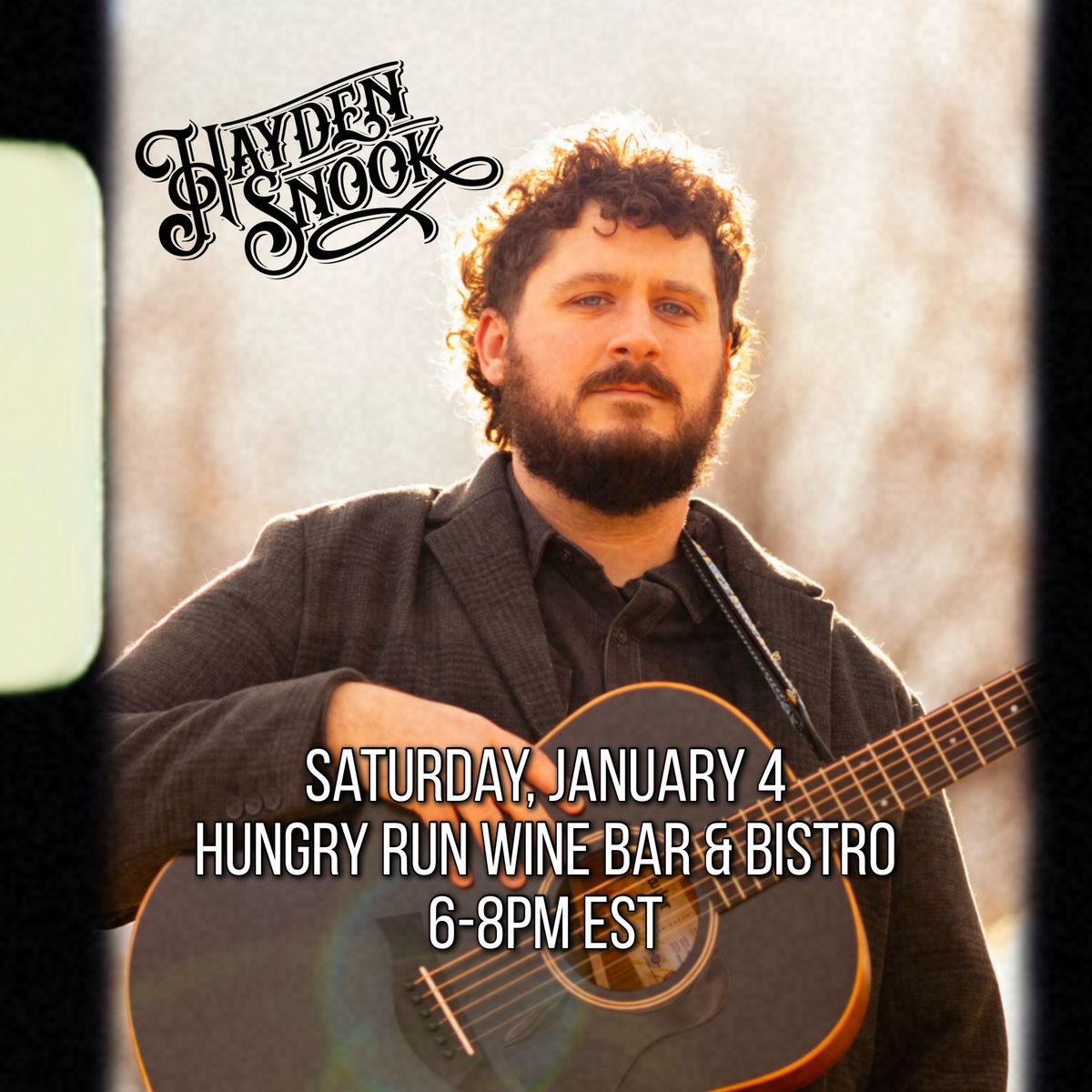 Hayden Snook at Hungry Run Wine Bar & Bistro