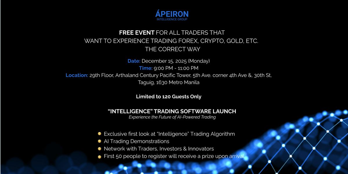FREE FOREX EVENT FOR ALL TRADERS