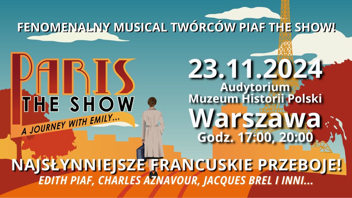 23.11.2024 Paris! The Show! Warszawa, Aula Muzeum Historii Polski