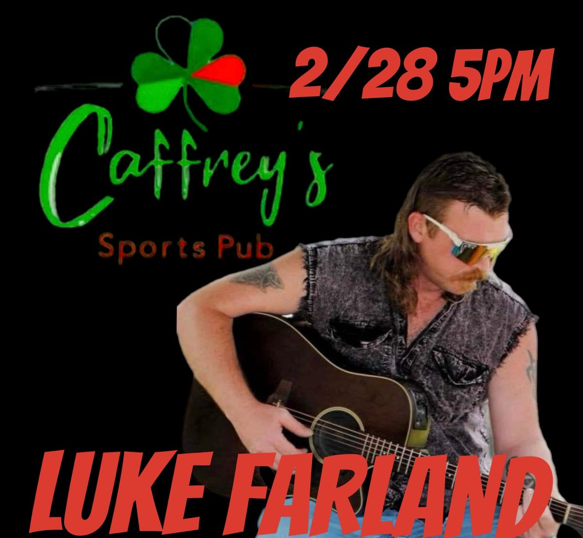 Luke Farland at Caffreys Sports Pub Waukee 