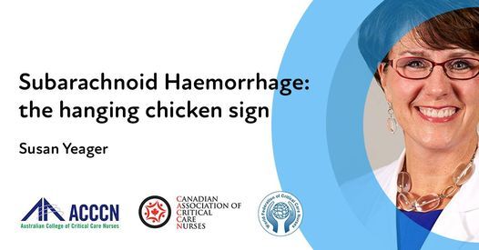 Subarachnoid Haemorrhage: The Hanging Chicken Sign