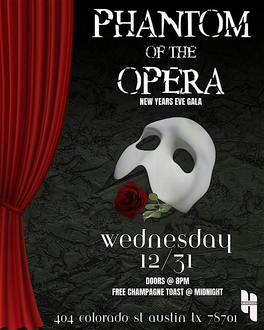 NEW YEAR'S 2026 - PHANTOM OF THE OPERA