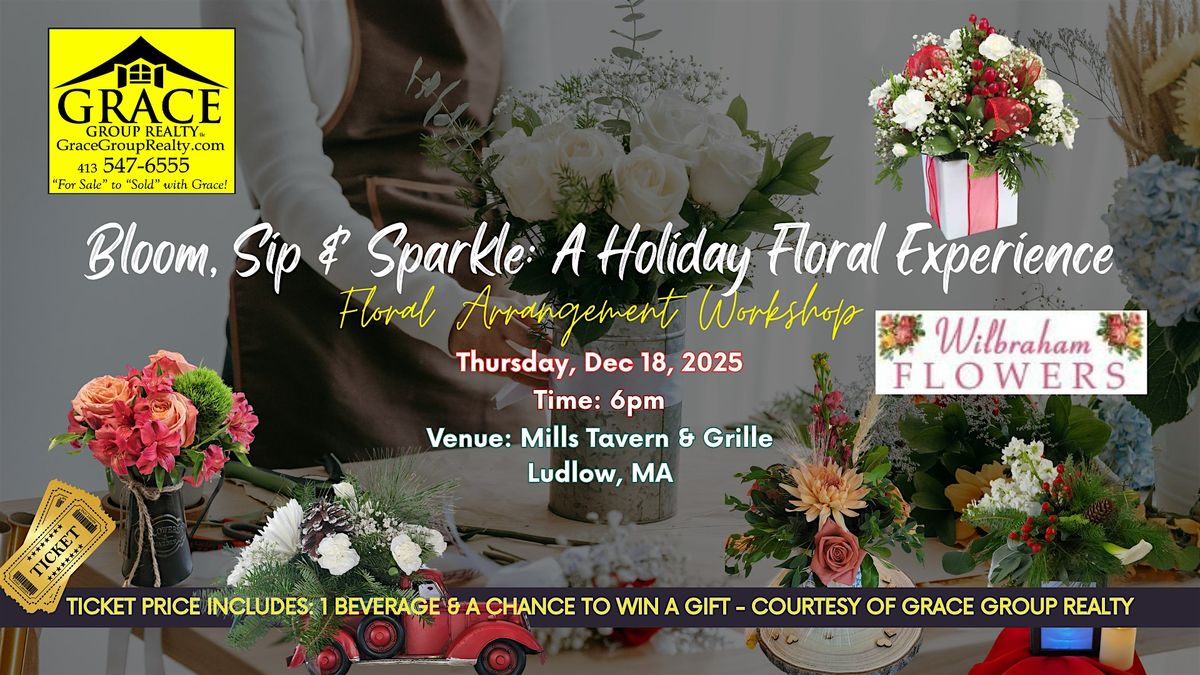 Blooms & Bubbles: A Holiday Floral Workshop