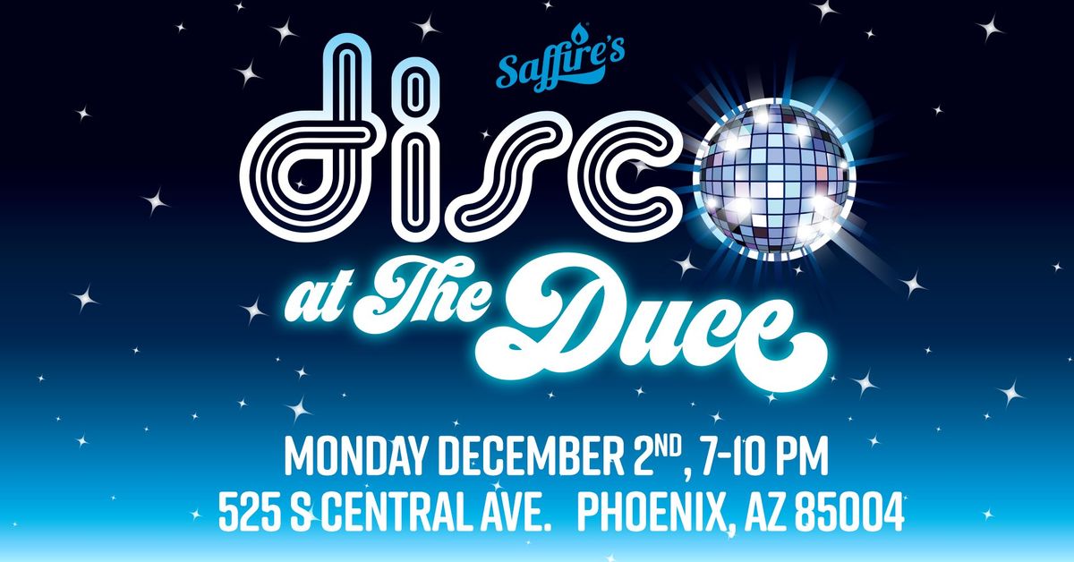 Saffire's Annual IAFE Party - Disco at the Duce!