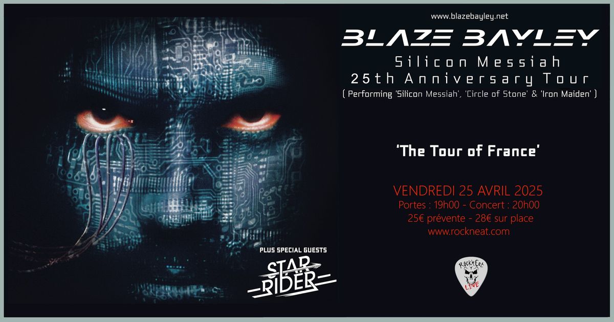 \ud83d\udd25 Blaze Bayley + Star Rider | Rock n Eat - Lyon