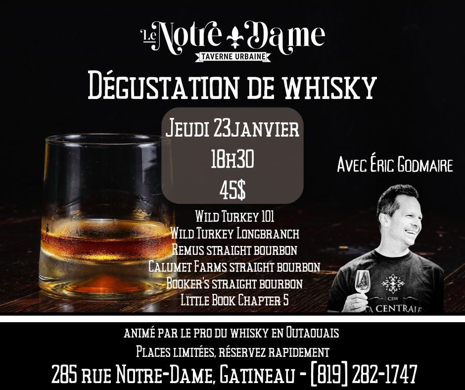 Degustation de Whisky (bourbon)