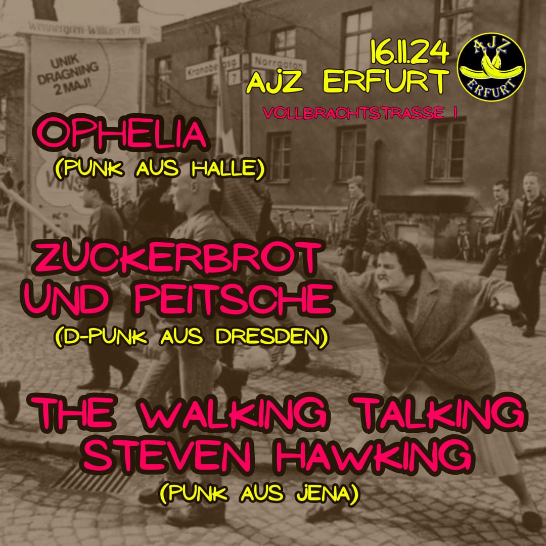 Ophelia +++ Zuckerbrot und Peitsche +++ The Walking Talking Steven Hawking