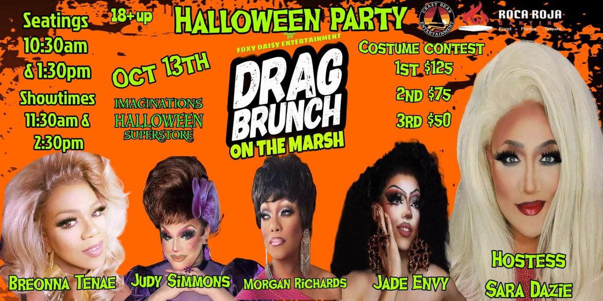 Drag Brunch on the Marsh - Halloween Party - Costume contest