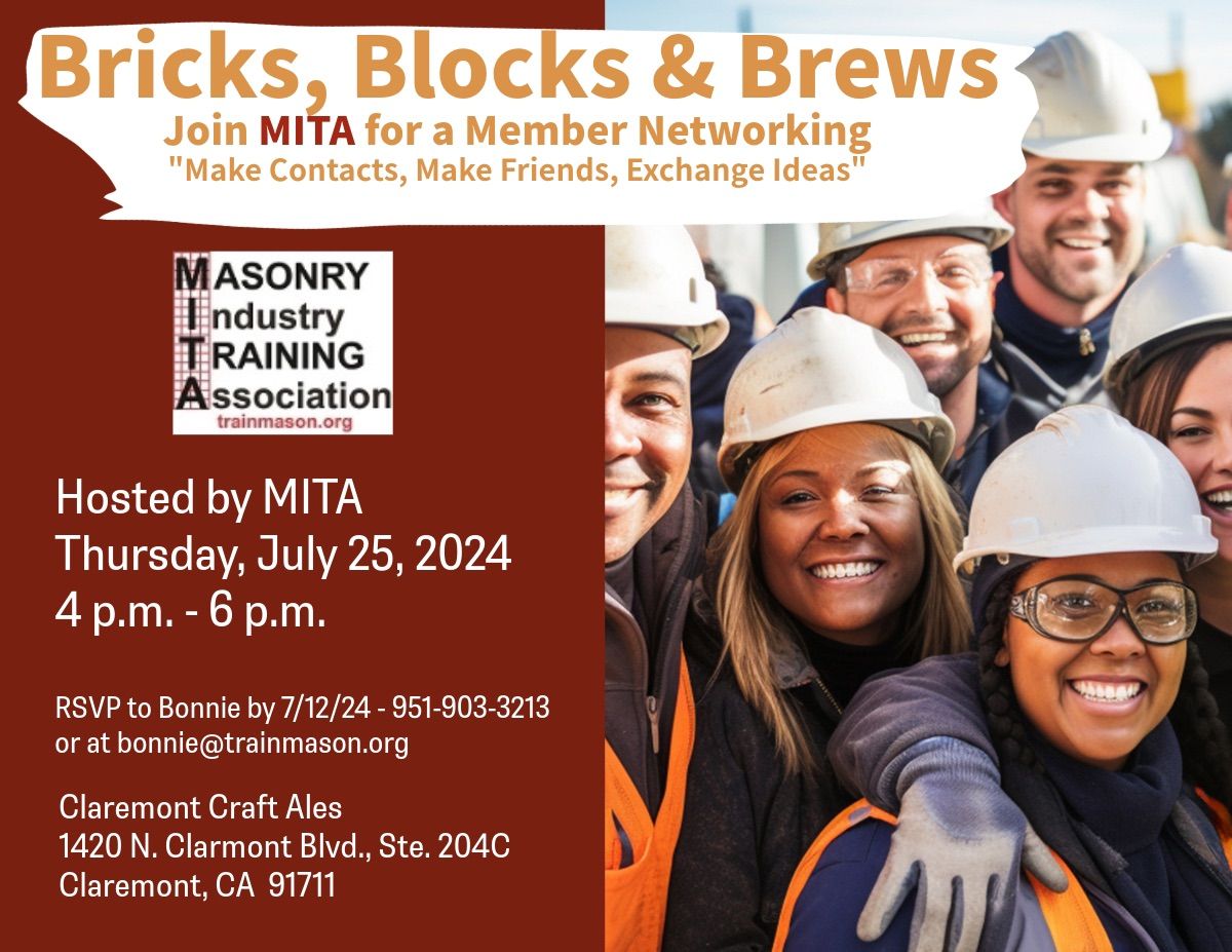 MITA Networking Event for Masonry Contractors and Suppliers