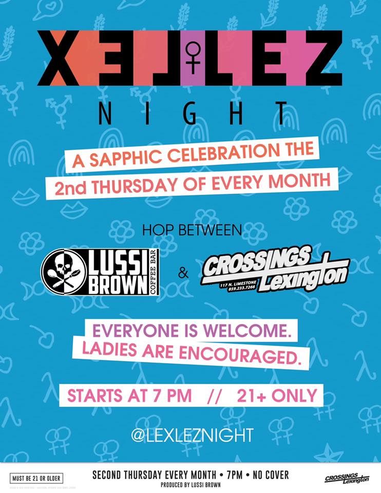 Lex Lez Night, Lussi Brown Coffee Bar, Lexington, 9 March 2023